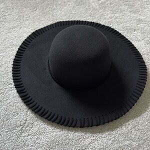 Black Western Felt Sunhat